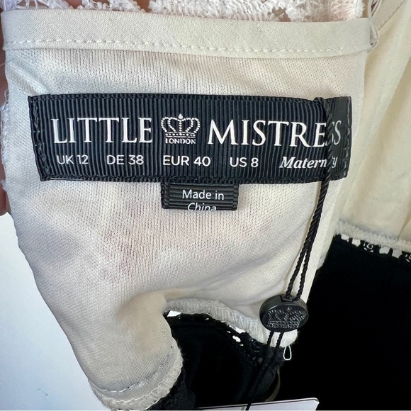 NEW Little Mistress Maternity Maxi Lace size 8 - Picture 6 of 11